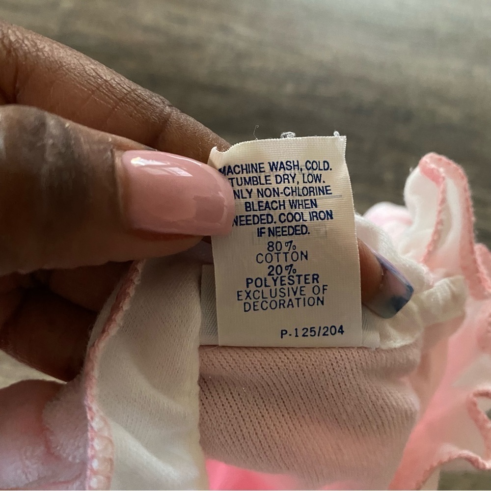 Vintage Carter’s Pink Terri Footie Pajama Sleeper for Baby Girl Size 3 months - Picture 11 of 13